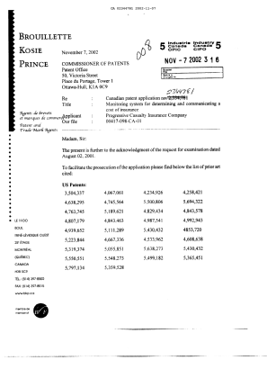 Canadian Patent Document 2344781. Prosecution-Amendment 20011207. Image 1 of 2