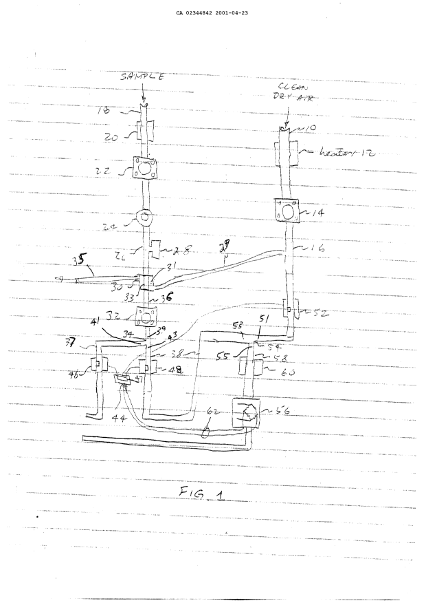 Canadian Patent Document 2344842. Drawings 20010423. Image 1 of 4