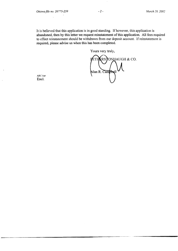 Canadian Patent Document 2346113. Assignment 20020328. Image 2 of 15