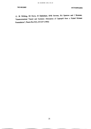 Canadian Patent Document 2348090. Description 20001220. Image 21 of 21
