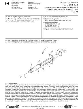 Canadian Patent Document 2356135. Cover Page 20011222. Image 1 of 1