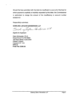 Document de brevet canadien 2356135. Correspondance 20081205. Image 2 de 2