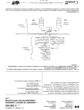 Canadian Patent Document 2358525. Cover Page 20071222. Image 1 of 2
