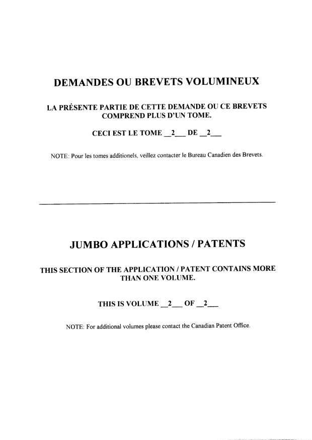 Canadian Patent Document 2358611. Description 20040211. Image 1 of 490