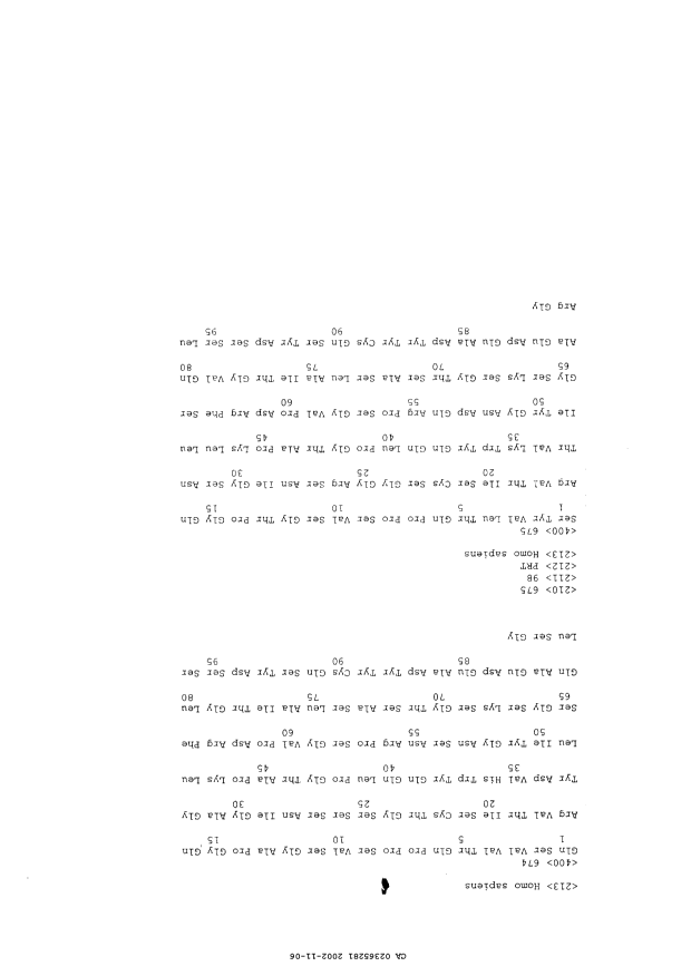 Canadian Patent Document 2365281. Description 20011206. Image 64 of 64