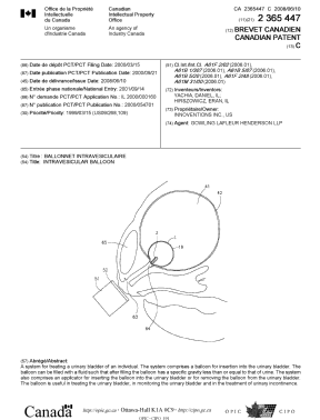 Document de brevet canadien 2365447. Page couverture 20071213. Image 1 de 1