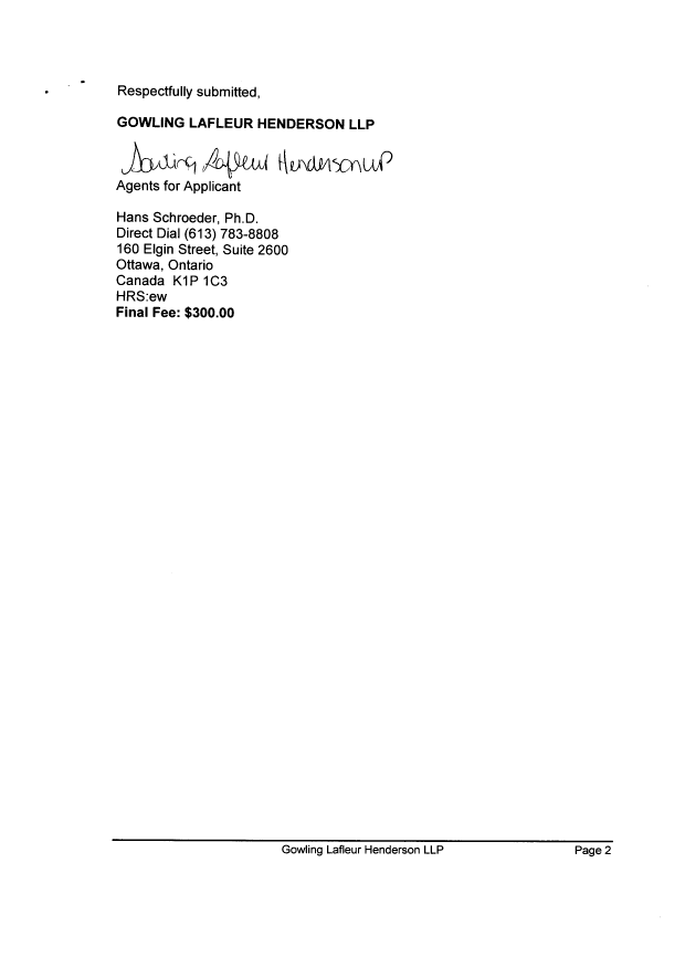 Canadian Patent Document 2368662. Correspondence 20090224. Image 2 of 2