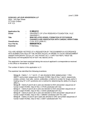 Canadian Patent Document 2369812. Prosecution-Amendment 20090605. Image 1 of 4