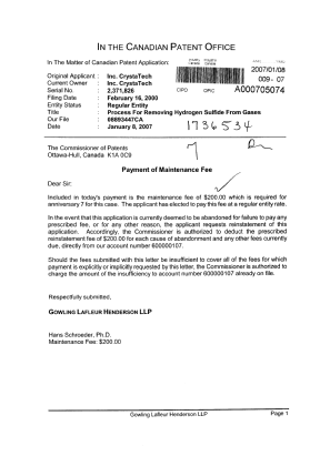 Document de brevet canadien 2371826. Taxes 20061208. Image 1 de 1