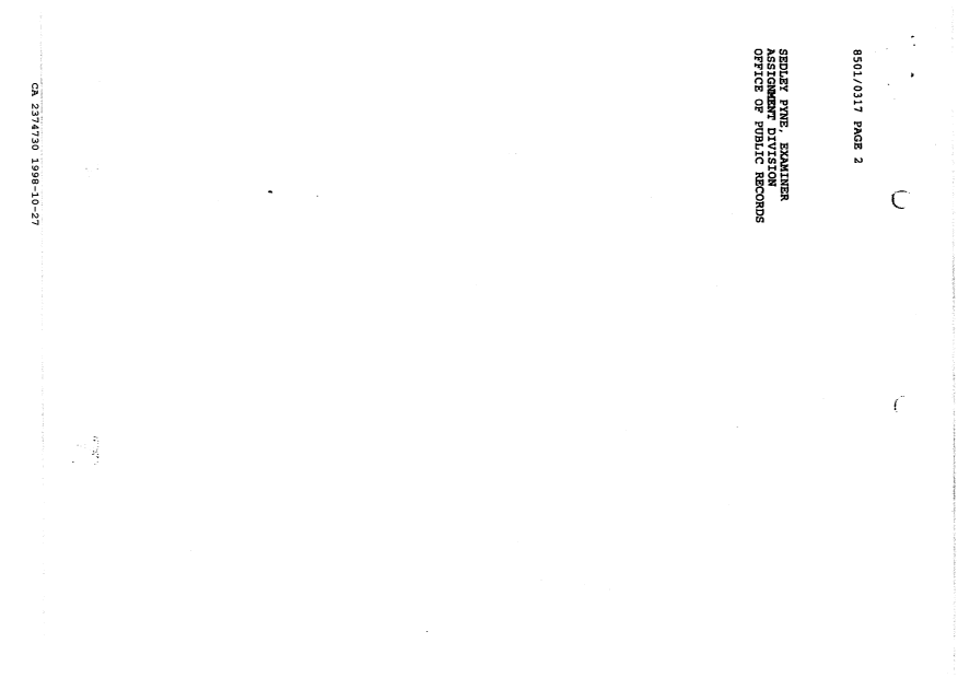 Document de brevet canadien 2374730. Cession 19971227. Image 3 de 6