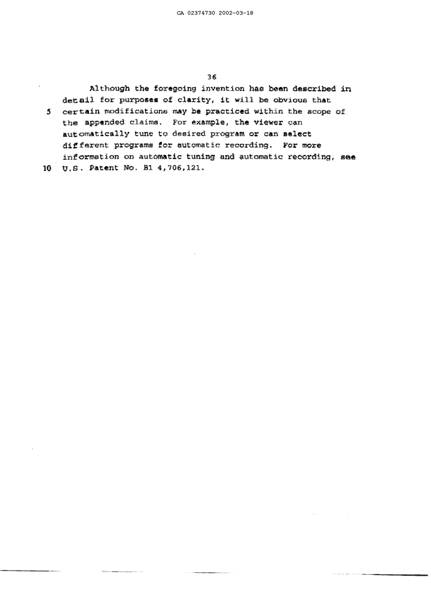 Canadian Patent Document 2374730. Description 20011218. Image 43 of 43