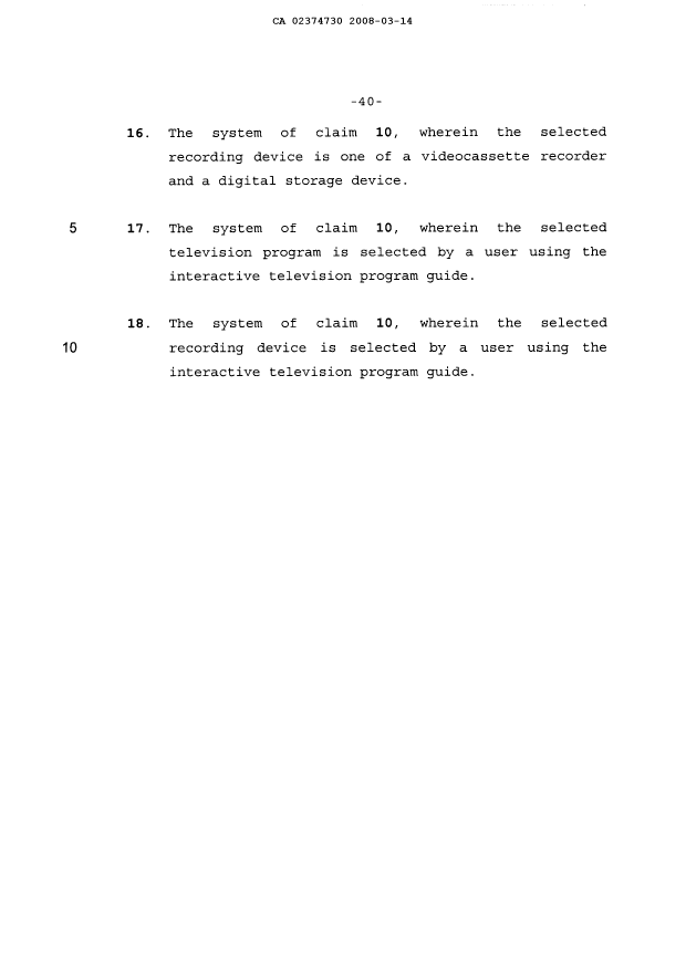 Canadian Patent Document 2374730. Prosecution-Amendment 20071214. Image 14 of 14