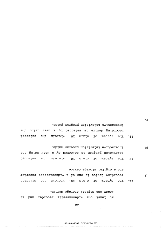 Document de brevet canadien 2374730. Revendications 20081208. Image 4 de 4
