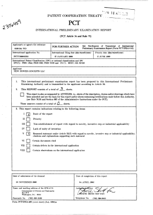 Document de brevet canadien 2376459. PCT 20001207. Image 1 de 3