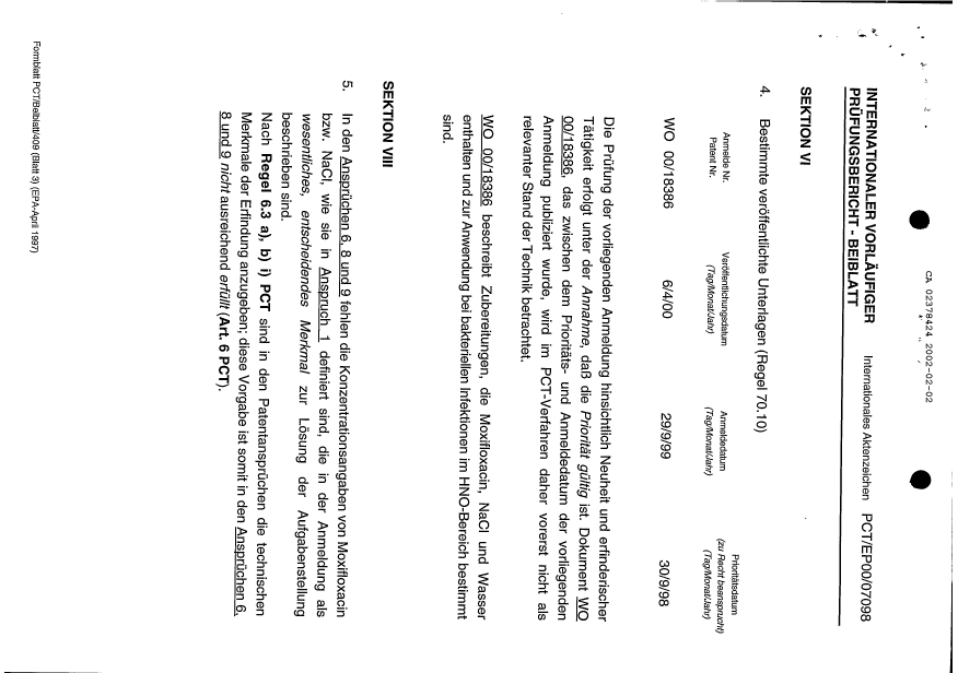 Document de brevet canadien 2378424. PCT 20011202. Image 6 de 6