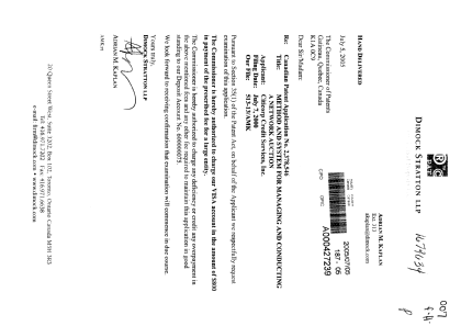 Canadian Patent Document 2378546. Prosecution-Amendment 20041205. Image 1 of 1