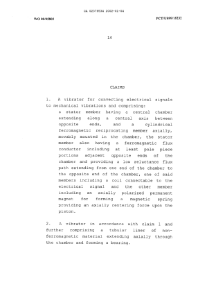 Document de brevet canadien 2379534. Revendications 20020104. Image 1 de 5