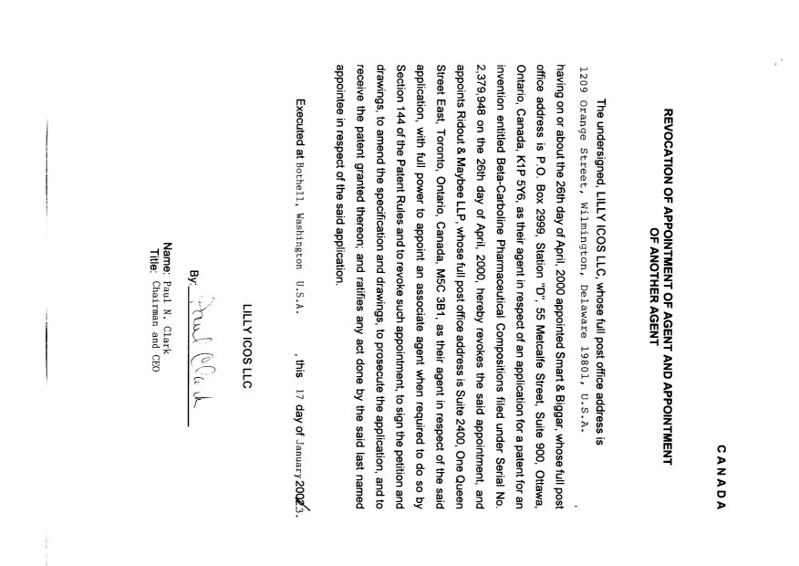 Document de brevet canadien 2379948. Correspondance 20021221. Image 2 de 2