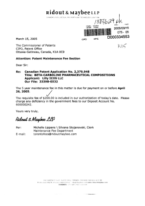 Canadian Patent Document 2379948. Fees 20041215. Image 1 of 1