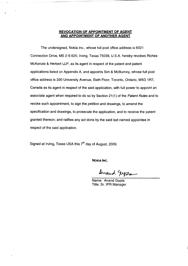 Canadian Patent Document 2382271. Correspondence 20081217. Image 2 of 3
