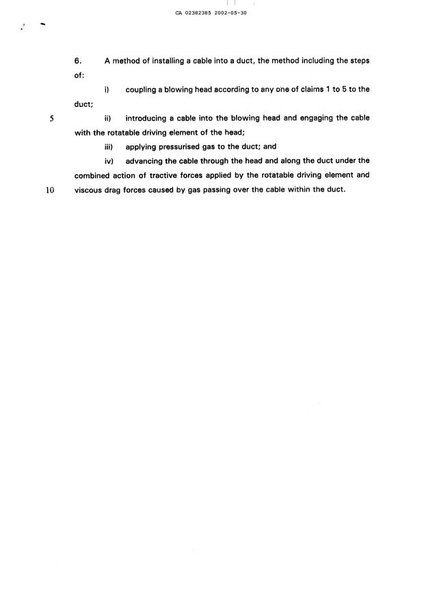 Canadian Patent Document 2382385. Prosecution-Amendment 20020530. Image 2 of 2