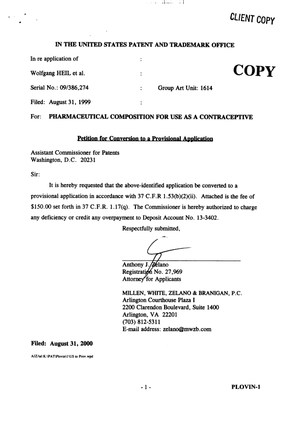 Canadian Patent Document 2382426. Correspondence 20011211. Image 3 of 5