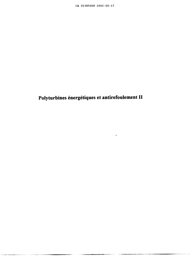 Canadian Patent Document 2385608. Description 20020517. Image 1 of 58