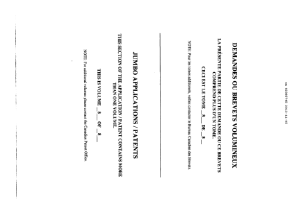 Document de brevet canadien 2385745. Poursuite-Amendment 20121205. Image 1 de 168
