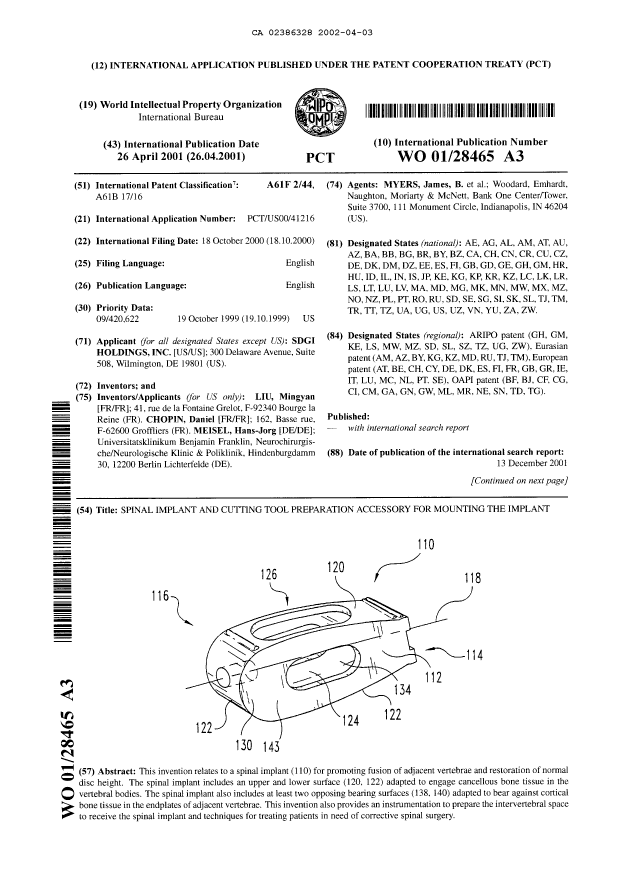 Document de brevet canadien 2386328. Abrégé 20020403. Image 1 de 2