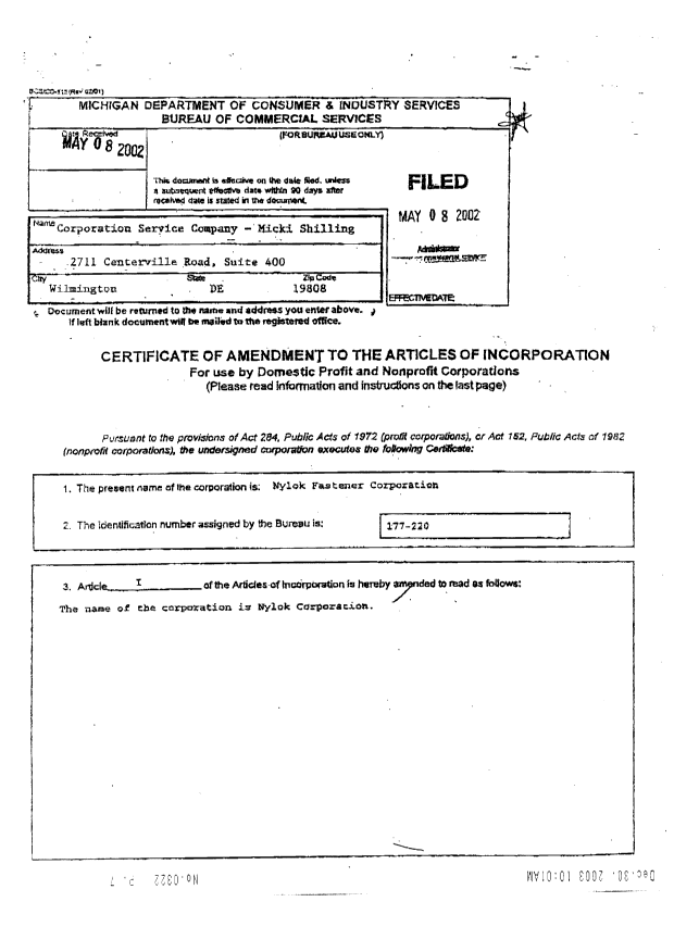 Canadian Patent Document 2386733. Assignment 20031230. Image 2 of 5