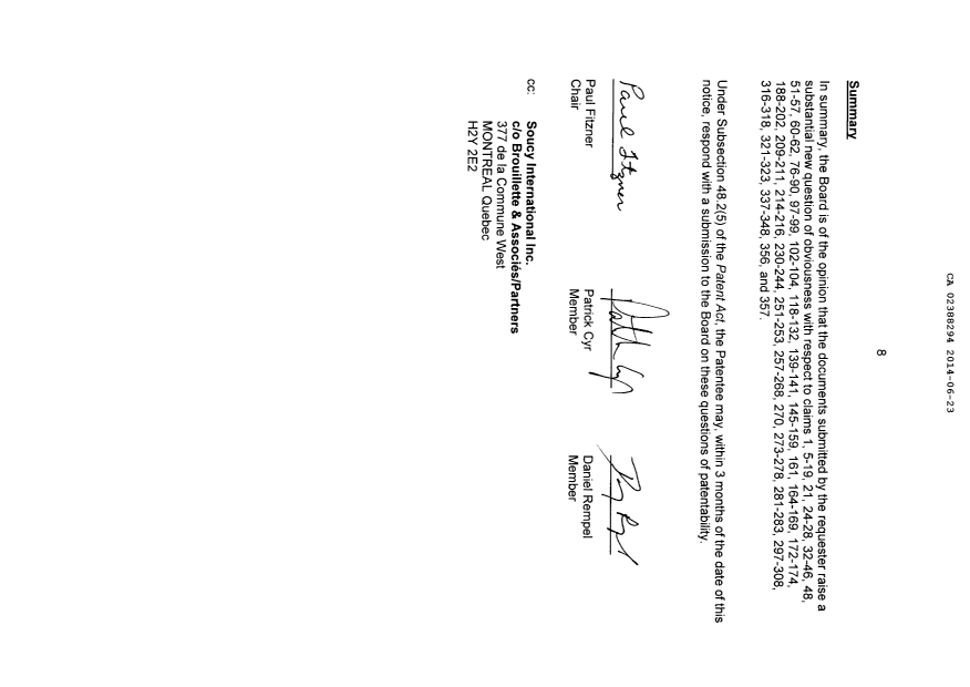 Canadian Patent Document 2388294. Prosecution-Amendment 20131223. Image 8 of 8