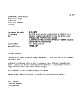 Canadian Patent Document 2390435. Correspondence 20081204. Image 1 of 1