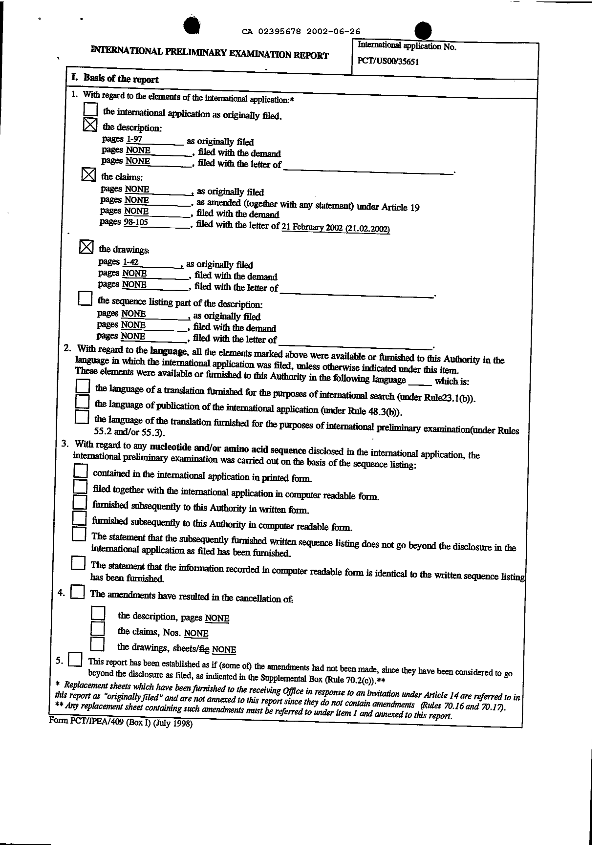 Canadian Patent Document 2395678. PCT 20011226. Image 2 of 13