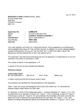Canadian Patent Document 2405214. Prosecution-Amendment 20100715. Image 1 of 2