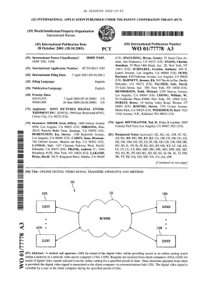Document de brevet canadien 2405536. Abrégé 20011203. Image 1 de 1