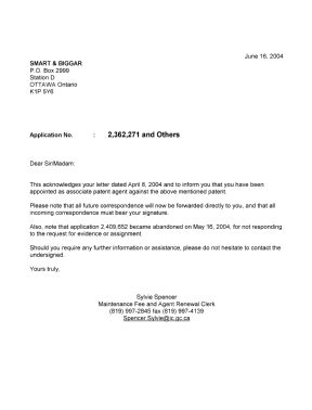 Canadian Patent Document 2409059. Correspondence 20031216. Image 1 of 1