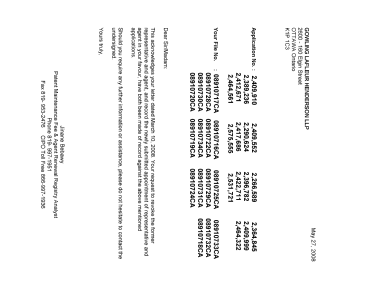 Canadian Patent Document 2412671. Correspondence 20071227. Image 1 of 1