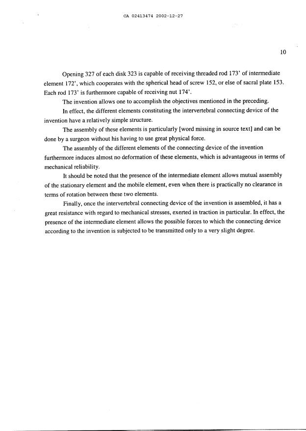 Canadian Patent Document 2413474. Description 20081217. Image 9 of 9