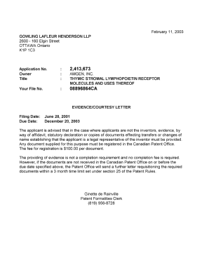 Canadian Patent Document 2413673. Correspondence 20021205. Image 1 of 1