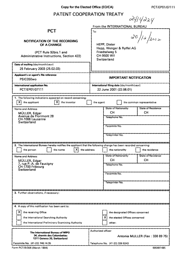 Document de brevet canadien 2414224. PCT 20021220. Image 1 de 1
