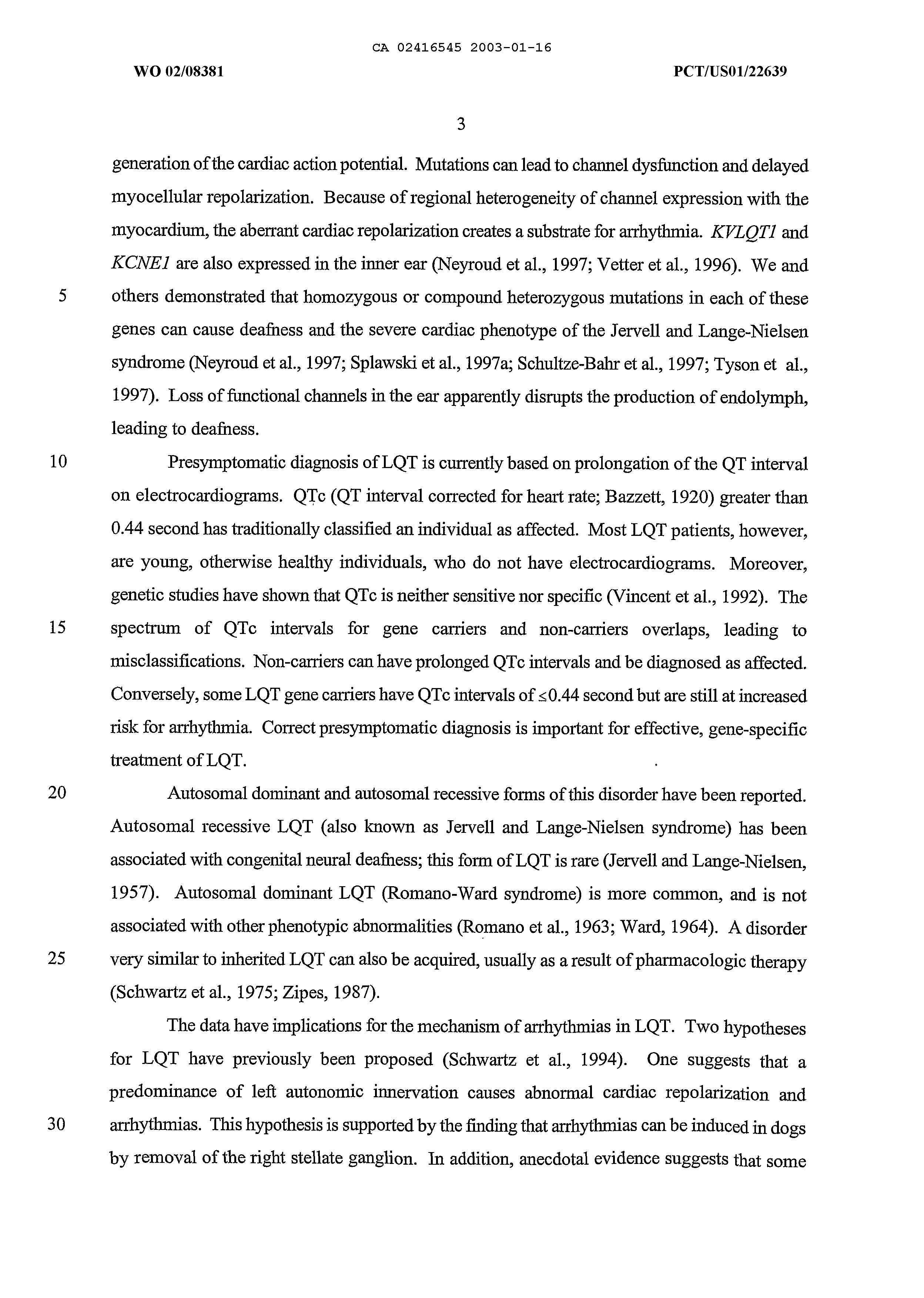 Canadian Patent Document 2416545. Description 20021216. Image 3 of 100