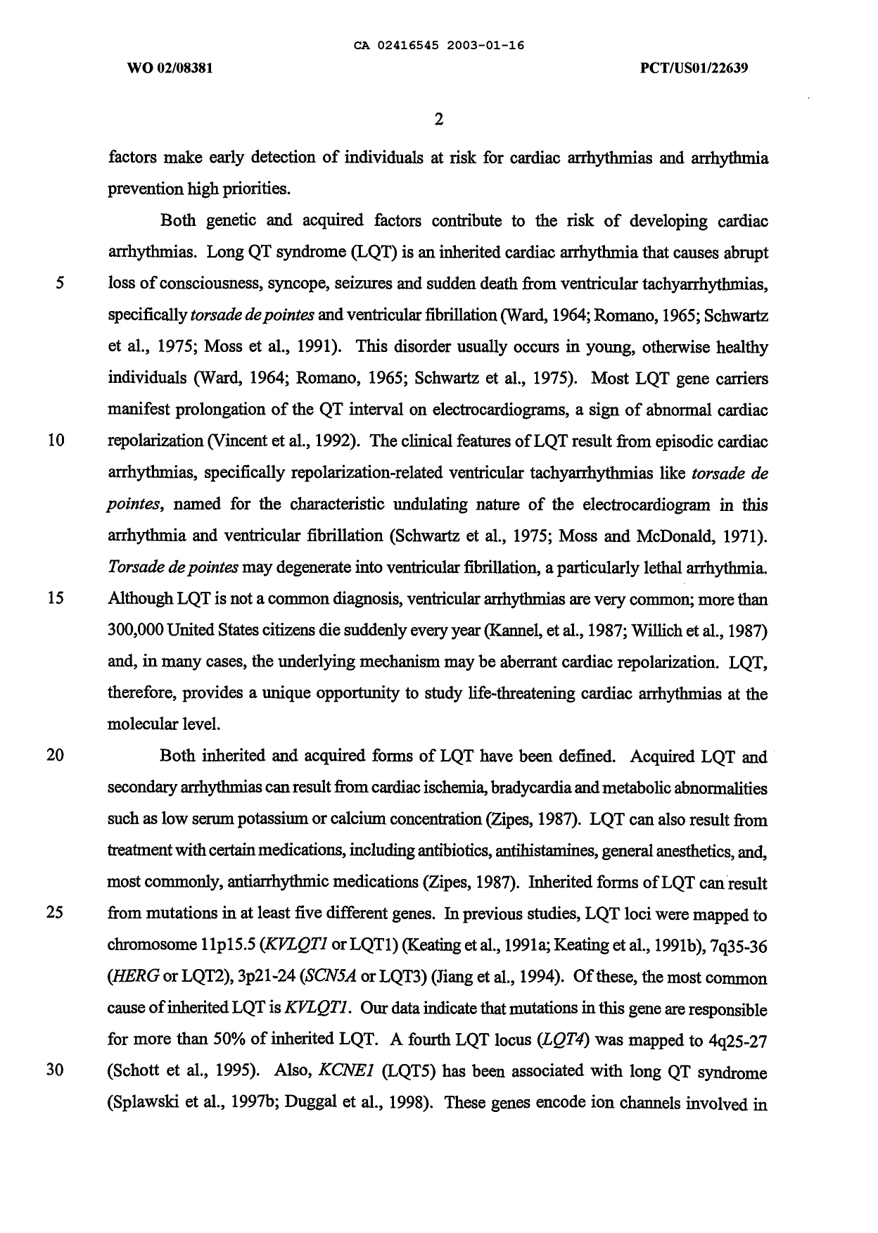 Canadian Patent Document 2416545. Description 20081214. Image 2 of 100