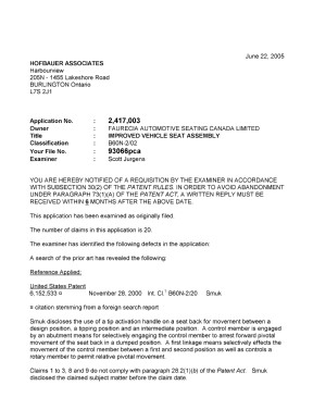 Canadian Patent Document 2417003. Prosecution-Amendment 20041222. Image 1 of 2