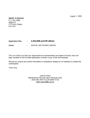 Canadian Patent Document 2419897. Correspondence 20050801. Image 1 of 1