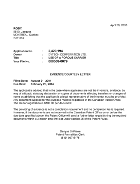 Canadian Patent Document 2420194. Correspondence 20021222. Image 1 of 1