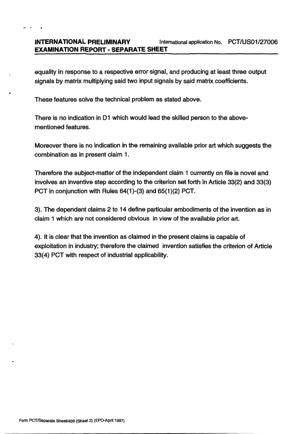 Document de brevet canadien 2420671. PCT 20030226. Image 5 de 5