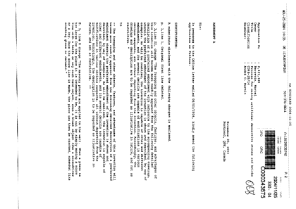 Canadian Patent Document 2421148. Prosecution-Amendment 20031225. Image 1 of 11
