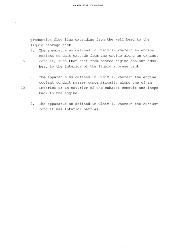 Document de brevet canadien 2421384. Revendications 20021207. Image 2 de 5