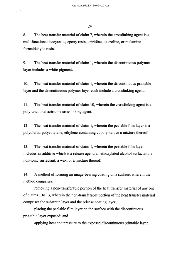 Canadian Patent Document 2426133. Prosecution-Amendment 20081216. Image 3 of 3