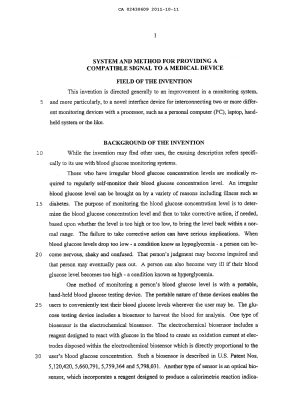 Canadian Patent Document 2430609. Description 20111011. Image 1 of 8